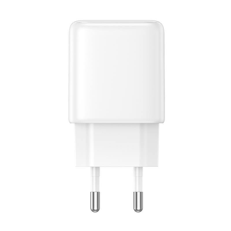 Адаптер сетевой HOCO Seguro charger N88 |1Type-C/1USB, PD30W/QC3.0, 3A| white (6942007687324) Белый на картинке №4