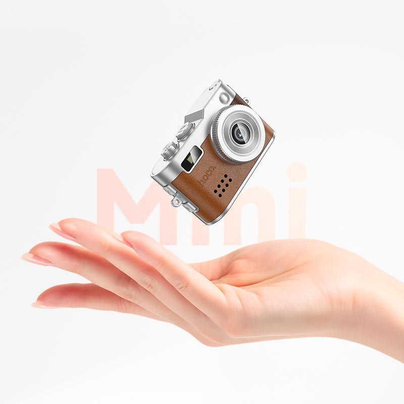 Цифровая фото-видео камера HOCO DV210 Mini digital camera |1080P, 1MP| black (6942007662925) Черный на картинке №8