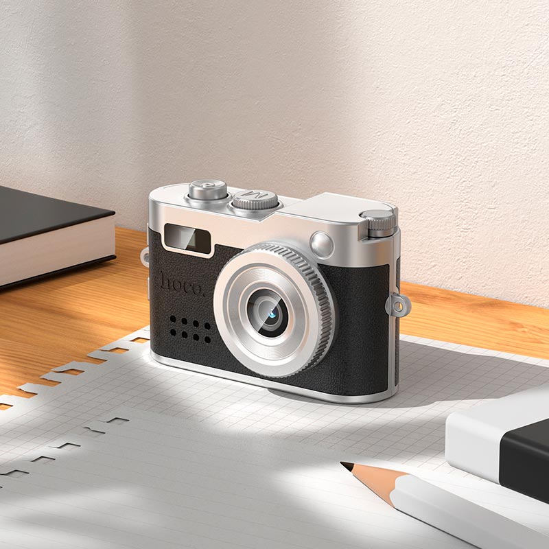 Цифровая фото-видео камера HOCO DV210 Mini digital camera |1080P, 1MP| black (6942007662925) Черный на картинке №9