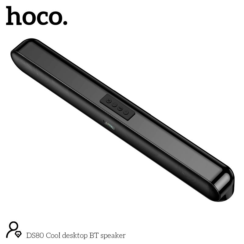 Акустика HOCO Cool desktop BT speaker DS80 |BT5.4, USB/TF/AUX.FM/TWS, 10W, 4h| black (84026) Черный на картинке №5
