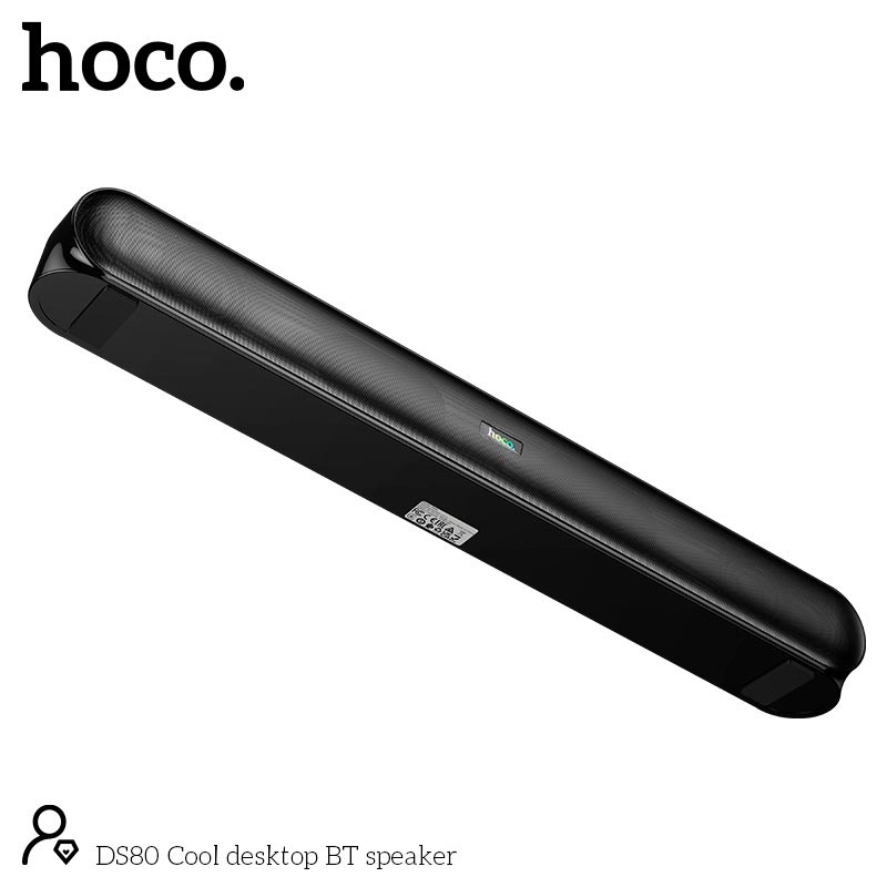 Акустика HOCO Cool desktop BT speaker DS80 |BT5.4, USB/TF/AUX.FM/TWS, 10W, 4h| black (84026) Черный на картинке №7