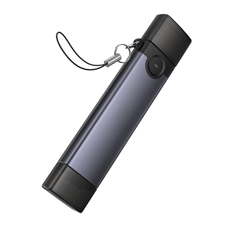 Переходник HOCO Victory USB/Type-C 3-in-1 card reader HB56 |5Gbps/SD, 480Mbps/USB| (6942007675727) на картинке №8