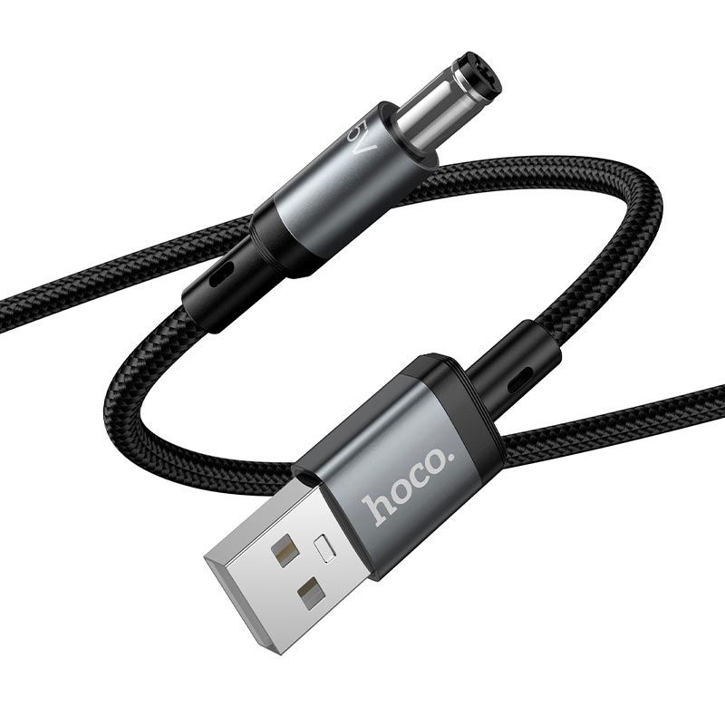 Кабель HOCO X129 Advantage charging cable USB to DC5.5 |1m, 5V/1A| black (6942007681131) Чорний на малюнкі №10