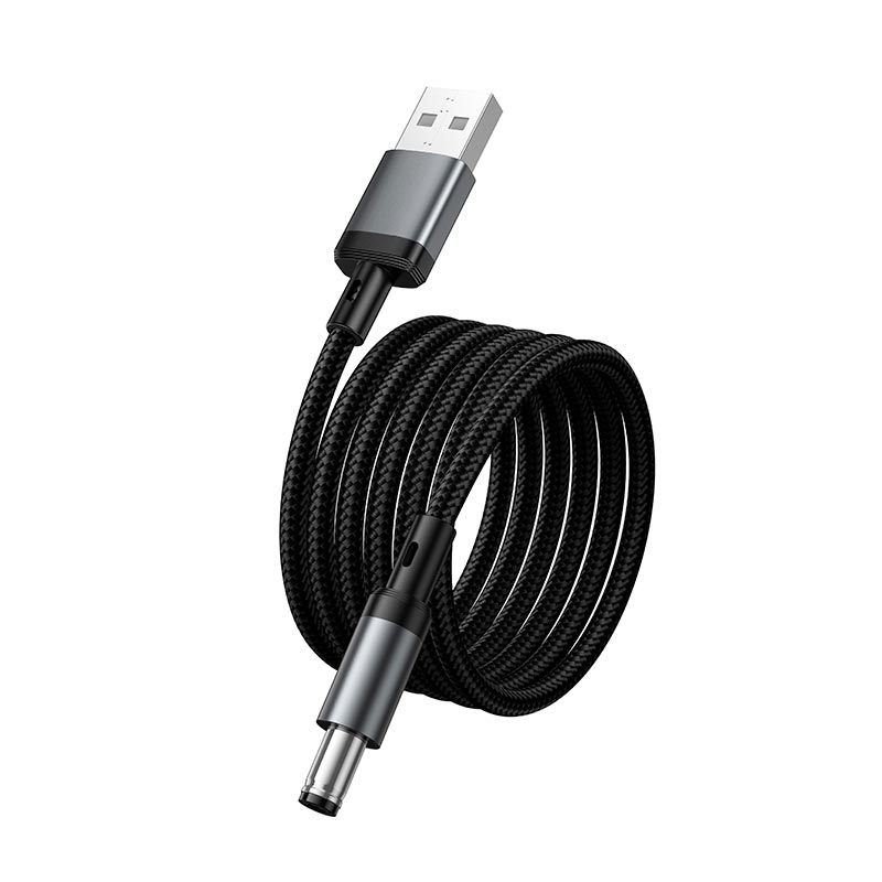 Кабель HOCO X129 Advantage charging cable USB to DC5.5 |1m, 5V/1A| black (6942007681131) Чорний на малюнкі №4