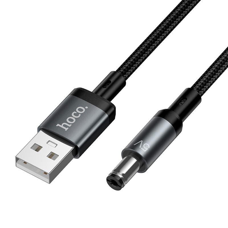 Кабель HOCO X129 Advantage charging cable USB to DC5.5 |1m, 5V/1A| black (6942007681131) Чорний на малюнкі №8
