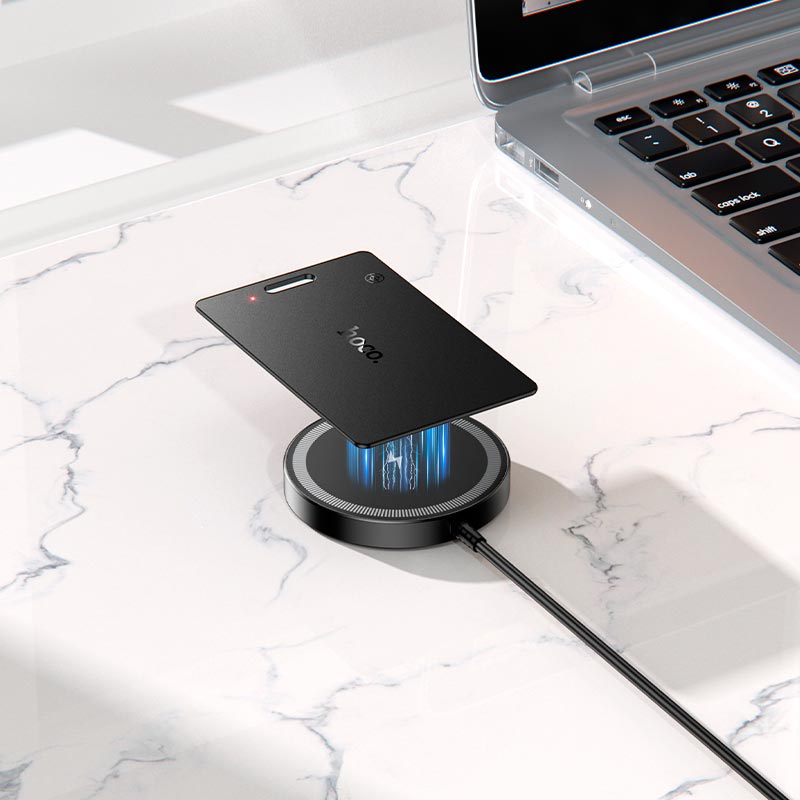 Пошуковий трекер HOCO Peregrino GOOG card type anti-lost device E97A |Google Find| black (6942007659734) Чорний на малюнкі №10