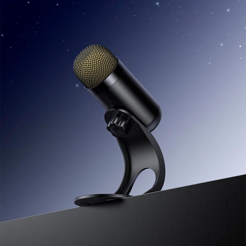 Микрофон HOCO Profit PC gaming microphone L50 |USB-C, 1.5m, mute| black (6942007685535) Черный на картинке №10