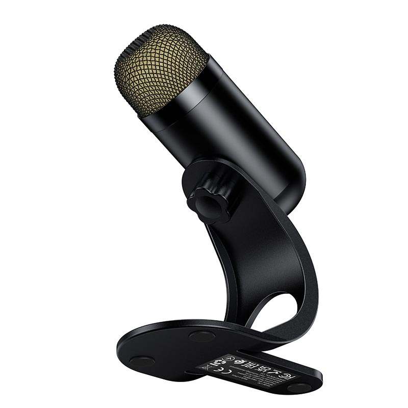 Микрофон HOCO Profit PC gaming microphone L50 |USB-C, 1.5m, mute| black (6942007685535) Черный на картинке №6