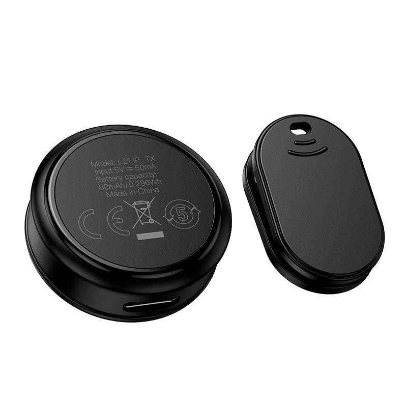 Микрофон HOCO Lightning Charm wireless microphone L21 |2.4G, 10-15m, 5-6h| black (6942007663137) Черный на картинке №8