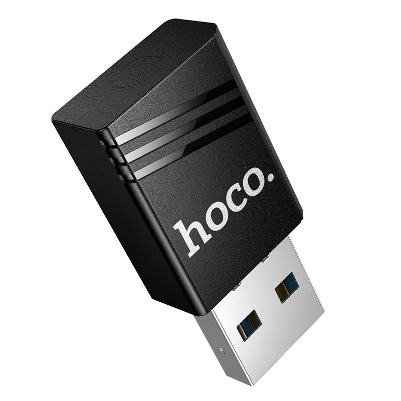 WiFi Adapter HOCO WiFi4 USB internal antenna wireless network card HI38 |2.4G/150M| black (6942007681438) Черный на картинке №7