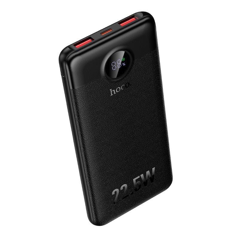 УМБ HOCO Precision fully compatible power bank J172 10000mAh |1C/2A, 22.5W/3A, PD/QC| black (6942007681841) Черный на картинке №2