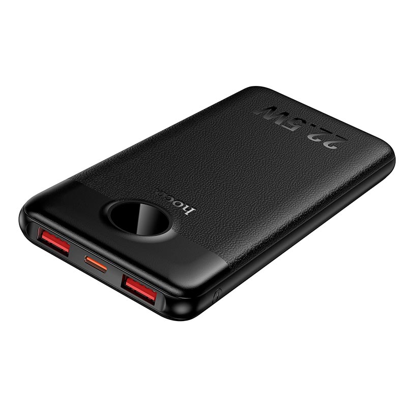 УМБ HOCO Precision fully compatible power bank J172 10000mAh |1C/2A, 22.5W/3A, PD/QC| black (6942007681841) Черный на картинке №4