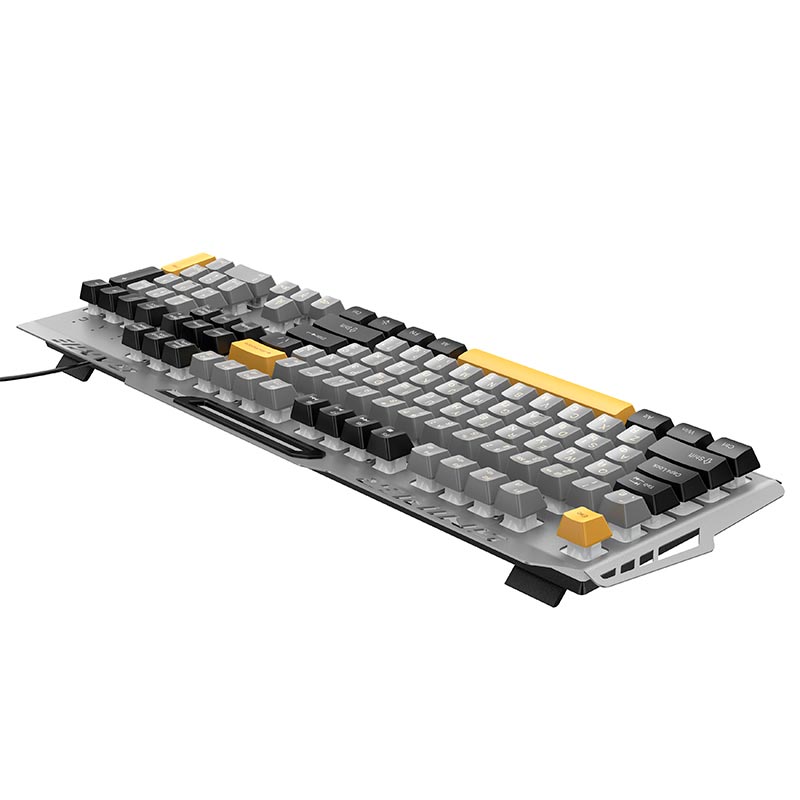 Клавиатура HOCO GM702 Vistoso wired gaming keyboard (Cyrillic version) |104 Keys, UA/ru/EN Layouts| black (6942007683746) Черный на картинке №4
