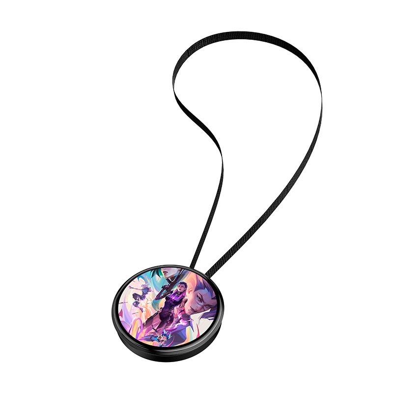 Бейдж-дисплэй HOCO electronic display badge Y130 |BT5.4, 1.85, 8h, App| black (6942007681247) Черный на картинке №10