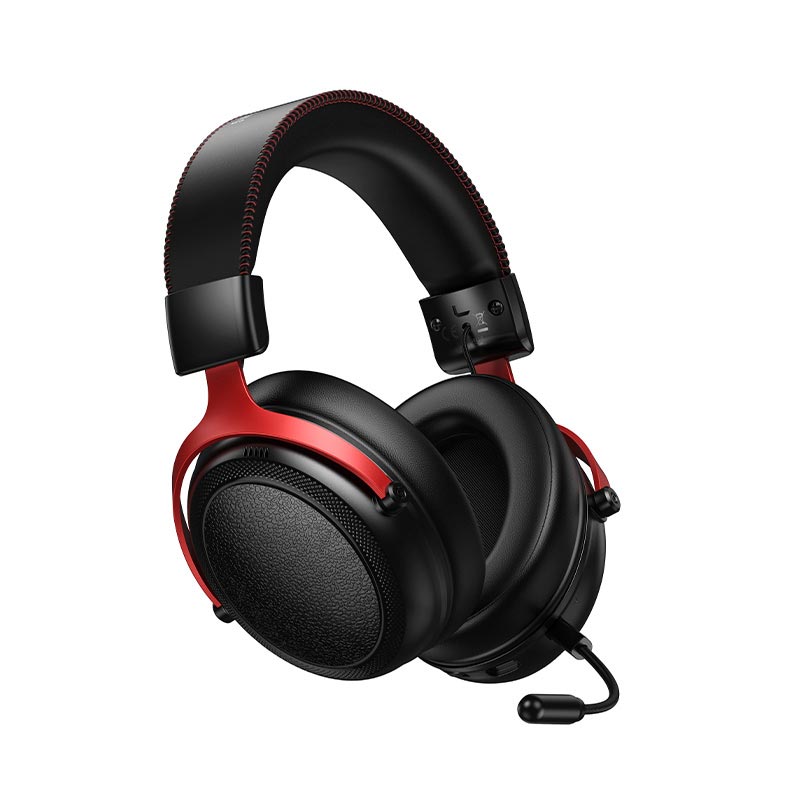 Навушники HOCO Shadow 4-mode gaming headphones W116 |BT6.0/2.4G/USB-C/C-C, 53mm, 35-50h, 1000mAh| black (6942007685047) Чорний на малюнкі №4