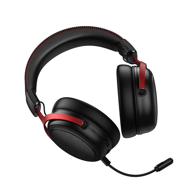 Навушники HOCO Shadow 4-mode gaming headphones W116 |BT6.0/2.4G/USB-C/C-C, 53mm, 35-50h, 1000mAh| black (6942007685047) Чорний на малюнкі №8