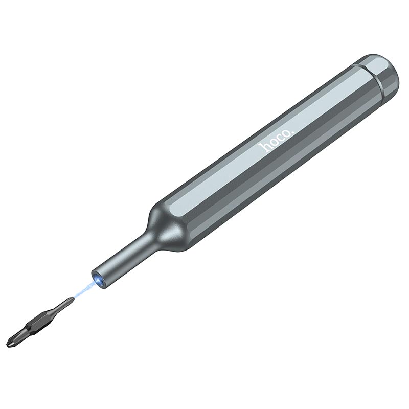 Набір викруток з насадками HOCO 39-in-1 screwdriver set UT12 |38 bits, S2 steel| grey (6942007683548) Сірий на малюнкі №6