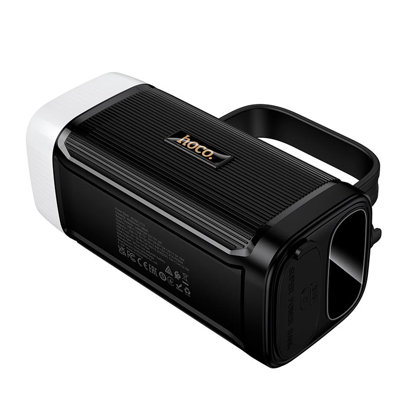 УМБ HOCO Unimpeded dual lighting power bank J174 40000mAh |2C/2A, 22.5W/3A, PD/QC| black (6942007680851) Черный на картинке №4