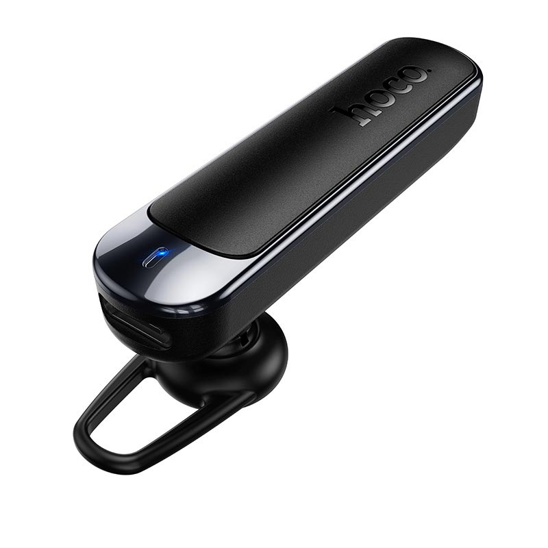 Блютуз-гарнитура HOCO Exceed ENC noise reduction BT headset E201 |BT6.0, 12/16h| black (6942007680554) Черный на картинке №6