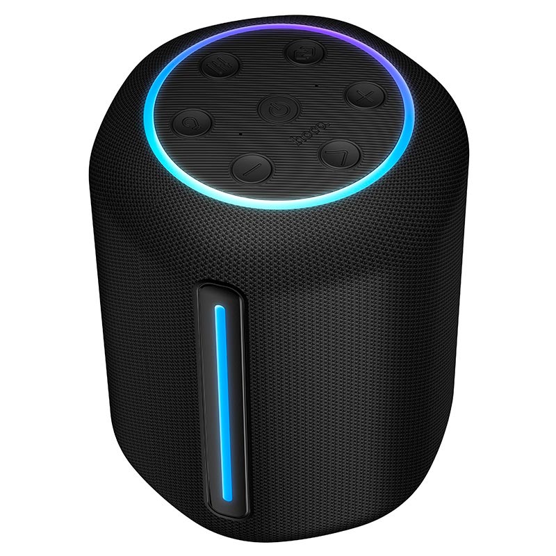 Акустика HOCO Platinum sound desktop BT speaker HT3 |BT6.0, USB/TF/TWS, 20W, 5h, EQ| black (6942007683654) Черный на картинке №7
