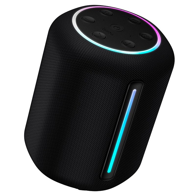 Акустика HOCO Platinum sound desktop BT speaker HT3 |BT6.0, USB/TF/TWS, 20W, 5h, EQ| black (6942007683654) Черный на картинке №8