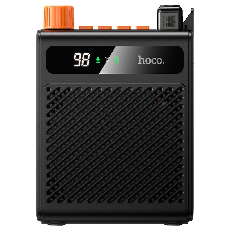 Акустика с микрофоном HOCO Glorioso wireless speaker L29 |BT6.0, USB, 4-5h, 2000/80mAh| black (6942007687256) Черный на картинке №9