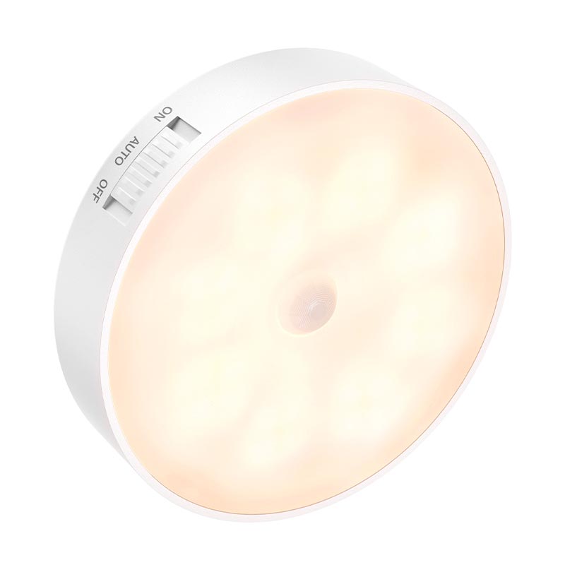 Ночник индукционный HOCO Magnetic induction night light HX17 |5.5h, 3000k| white (6942007681759) Белый на картинке №6