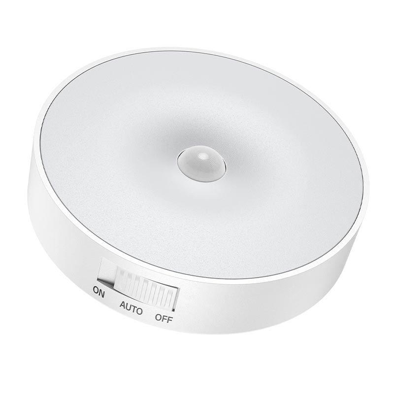Ночник индукционный HOCO Magnetic induction night light HX17 |5.5h, 3000k| white (6942007681759) Белый на картинке №9