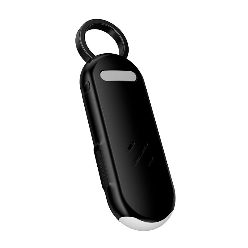 Трекер HOCO Flash alarm flashing anti-lost device E99 |Apple Find My, 6-8 months| black (6942007680660) Чорний на малюнкі №4