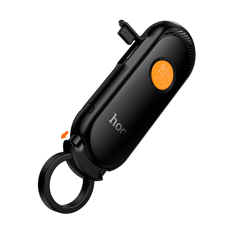 Трекер HOCO Flash alarm flashing anti-lost device E99 |Apple Find My, 6-8 months| black (6942007680660) Чорний на малюнкі №5