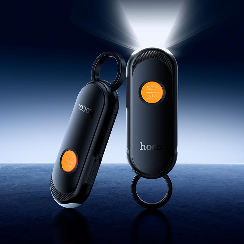 Трекер HOCO Flash alarm flashing anti-lost device E99 |Apple Find My, 6-8 months| black (6942007680660) Чорний на малюнкі №6