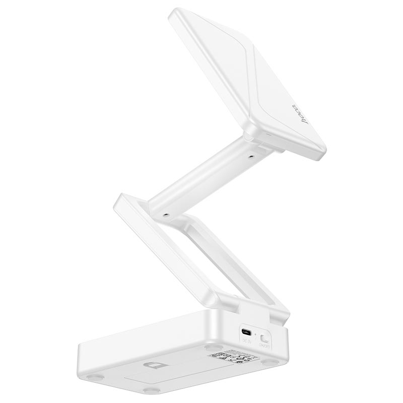 Лампа HOCO Foldable portable table lamp HX18 |3h, 6500/3000/4500K| white (6942007681766) Белый на картинке №6