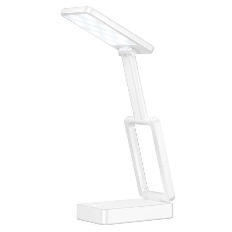 Лампа HOCO Foldable portable table lamp HX18 |3h, 6500/3000/4500K| white (6942007681766) Белый на картинке №8