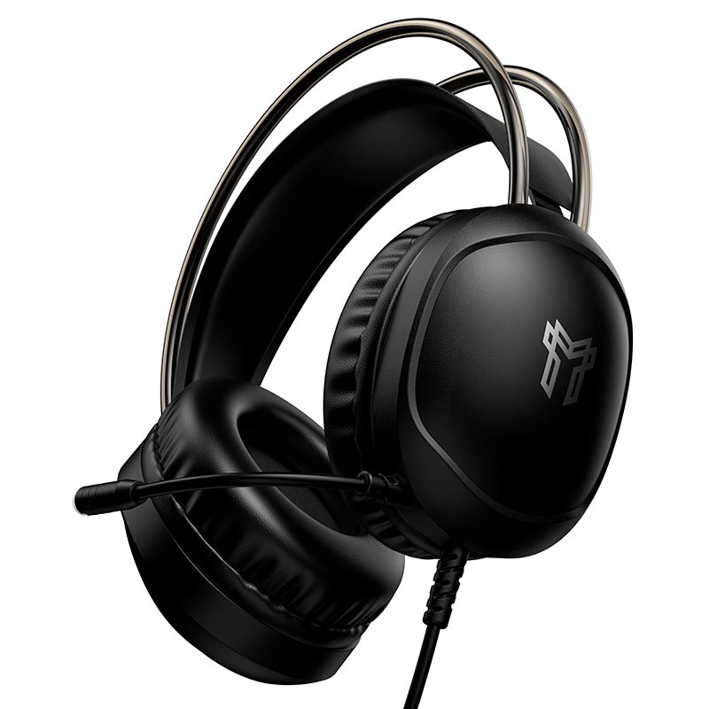 Навушники HOCO Sunrise USB 7.1 gaming headphones W119 |USB, 2m, 50mm, RGB| black (6942007688666) Чорний на малюнкі №4