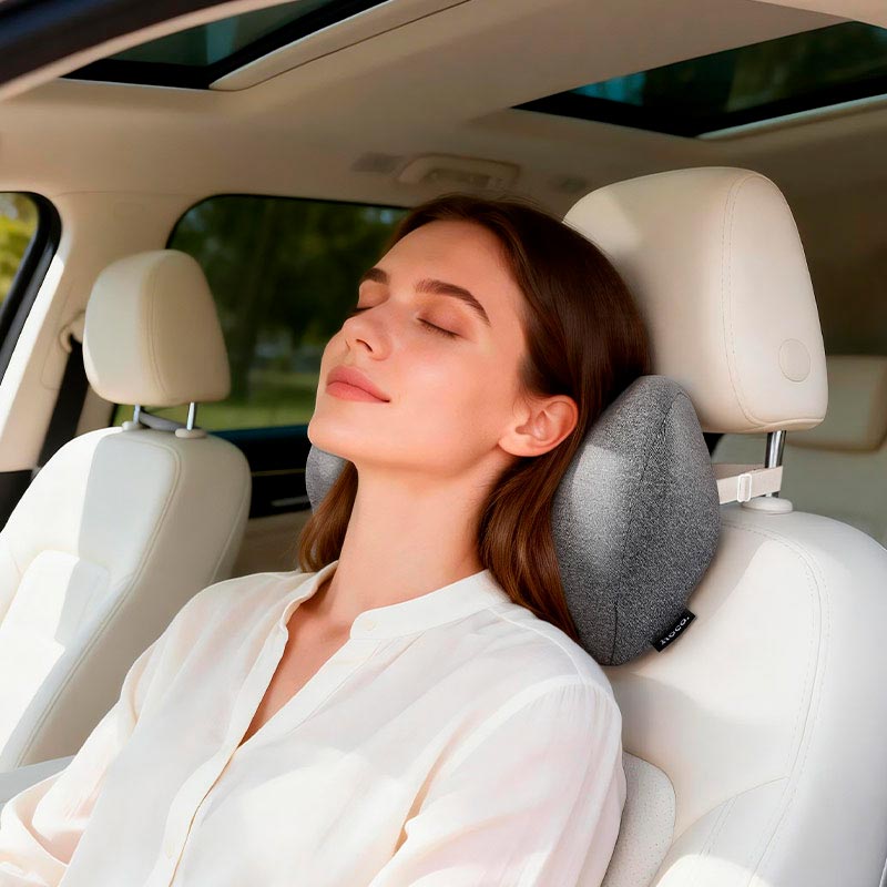 Подголовник HOCO comfortable memory foam headrest HX71 |300x186x120mm| grey (6942007686167) Серый на картинке №5