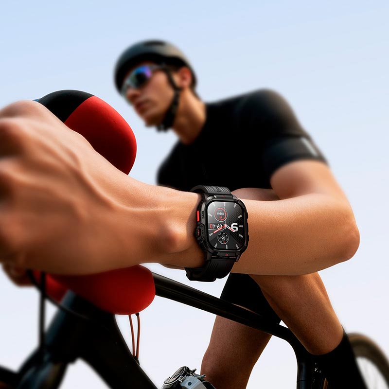 Smart Watch HOCO GPS sports watch (call version) Y45 1ATM |1.95 TFT, BT5.3, GPS, 390mAh, 3-5 days| black (6942007683968) Черный на картинке №4