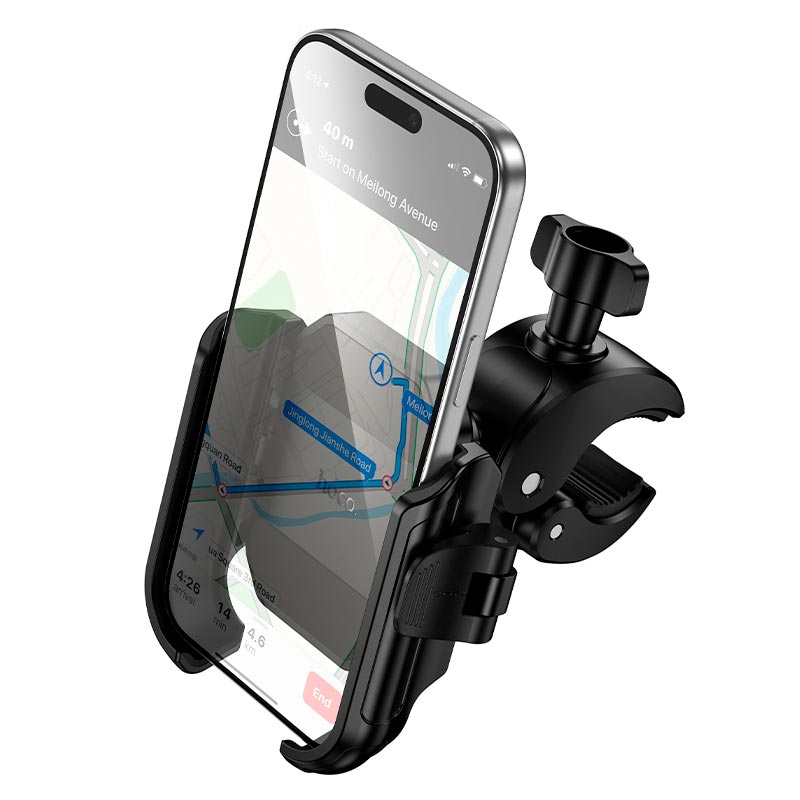 Тримач HOCO Highway riding holder H104 |4.5-7| black (6942007680875) Чорний на малюнкі №5