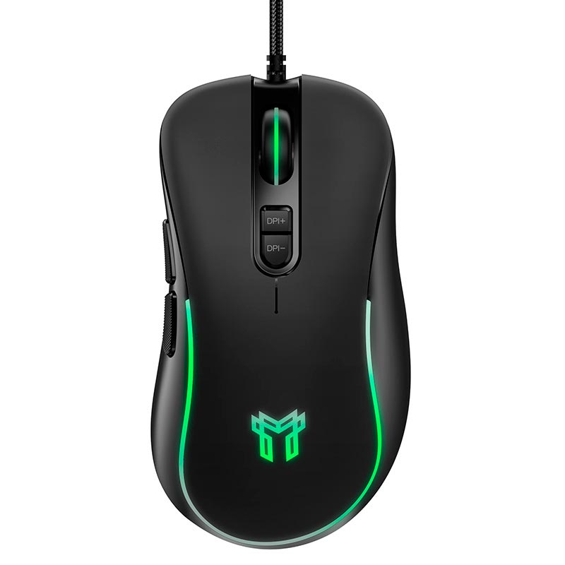 Мышь HOCO Grandeza wired gaming mouse GM601 |USB, 1.4m, 1200-3600DPI, 7 buttons| black (6942007687676) Черный на картинке №4