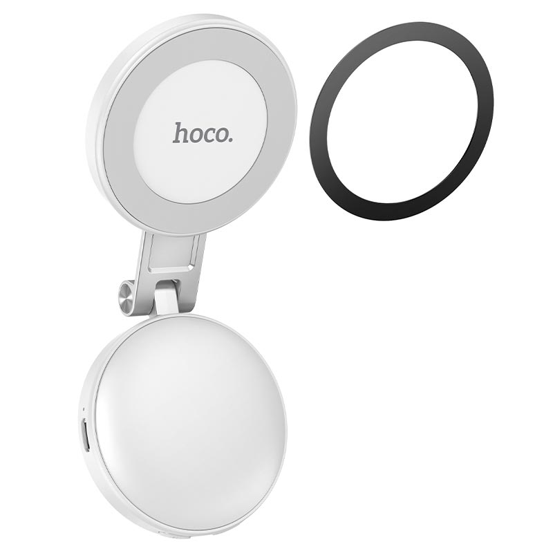 Портативне світло для селфі HOCO Profit magnetic fill light K161 |130lm, 2800-5000K| white (6942007681179) Білий на малюнкі №9