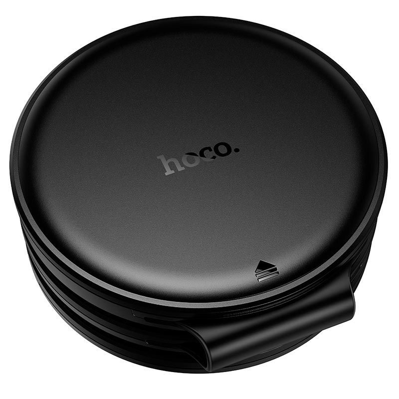 Зарядка Qi HOCO Triumph all-in-one wireless charger CQ24 |15W/5W/2.5W, C to C 60W, C to Lightning 30W| black (6942007684880) Чорний на малюнкі №4