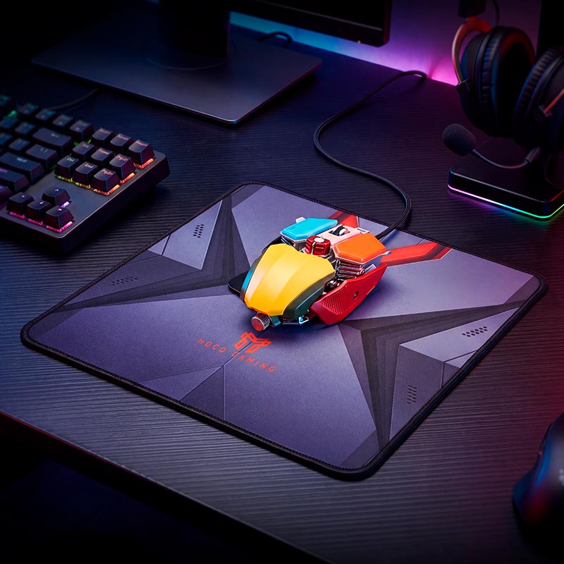 Коврик для мыши HOCO Ciervo gaming mouse pad GM862 |220x250x2mm| grey (6942007687980) Серый на картинке №4