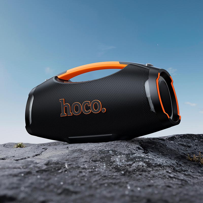 Акустика-караоке HOCO Wave BT speaker HT4 Pro IPX4 |BT5.3, USB/TF/FM/UAX, TWS, 370W, 6h| black (6942007680981) Чорний на малюнкі №7