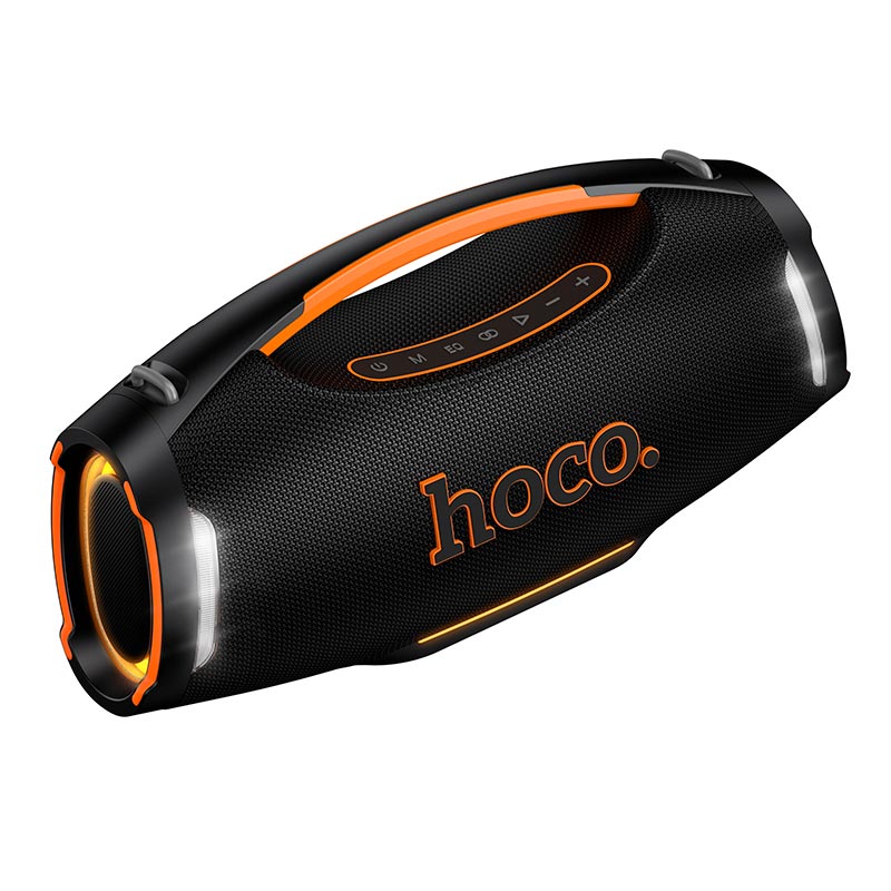 Акустика-караоке HOCO Wave BT speaker HT4 Pro IPX4 |BT5.3, USB/TF/FM/UAX, TWS, 370W, 6h| black (6942007680981) Чорний на малюнкі №9