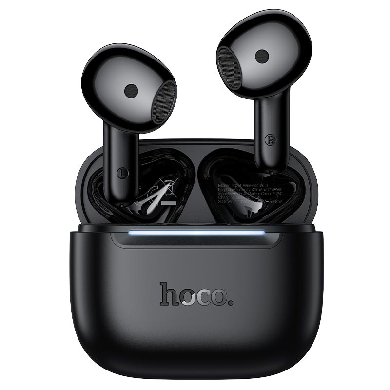 Навушники HOCO Cadence true wireless BT headset EQ38 |BT6.0, 7h, 40/300mAh, App| white (6942007683982) Білий на малюнкі №2