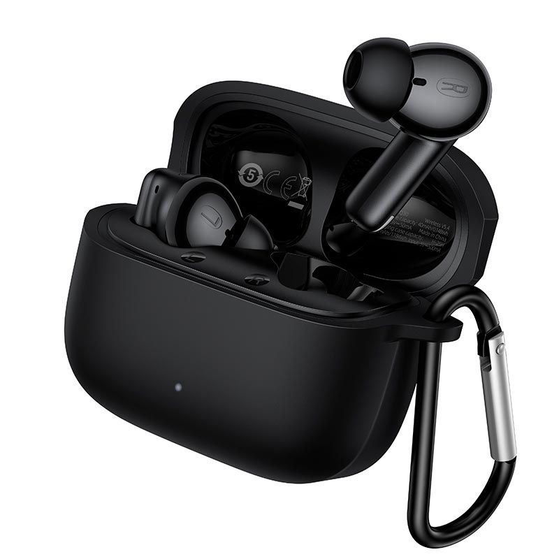 Навушники сетевой HOCO Eufonia true wireless BT headset EQ30 |BT6.0, 40/300mAh, 7h| black (6942007673983) Чорний на малюнкі №1