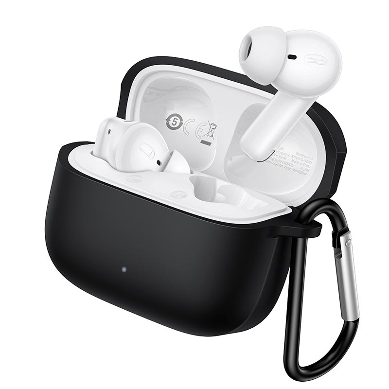 Навушники сетевой HOCO Eufonia true wireless BT headset EQ30 |BT6.0, 40/300mAh, 7h| black (6942007673983) Чорний на малюнкі №9