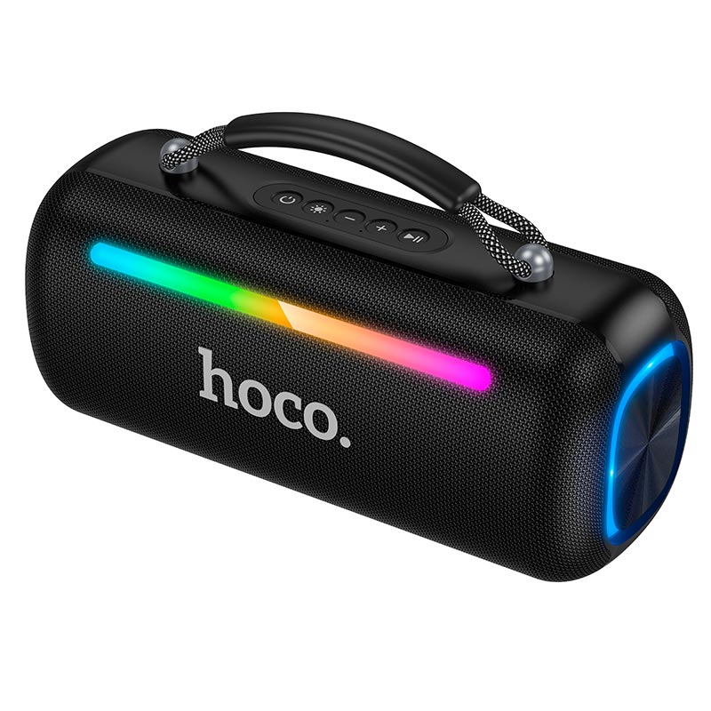 Акустика HOCO Big Dipper RGB portable BT speaker DS81 |BT5.4, USB/AUX, 20W, 6-7h, RGB| black (85184) Чорний на малюнкі №2