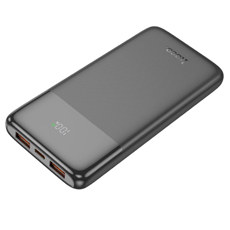 УМБ HOCO Fast fully compatible power bank with digital display J121 10000mAh) |1C/2A, 22.5W/3A, PD/QC| black (6942007608985) Чорний на малюнкі №5