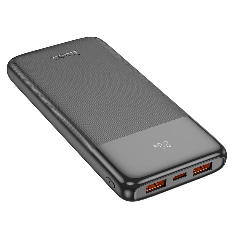 УМБ HOCO Fast fully compatible power bank with digital display J121 10000mAh) |1C/2A, 22.5W/3A, PD/QC| black (6942007608985) Чорний на малюнкі №6