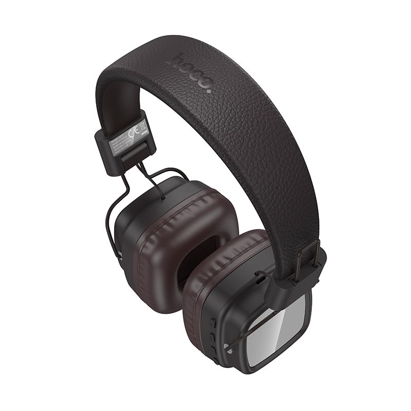 Наушники HOCO W72 Earl Ⅲ abyss mirror BT headphones |BT6.0/AUX, 25h| black (6942007680585) Черный на картинке №6